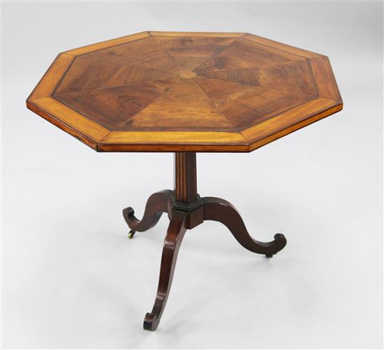 A late 18th / early 19th century Dutch occasional table, W.2ft 7.5in.